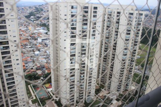 Vista da varanda gourmet  de apartamento à venda com 2 quartos, 87m² em Jardim Flor da Montanha, Guarulhos