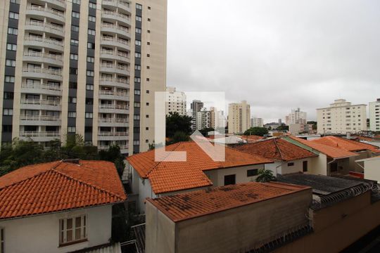 Vista da Varanda de apartamento à venda com 1 quarto, 37m² em Indianópolis, São Paulo