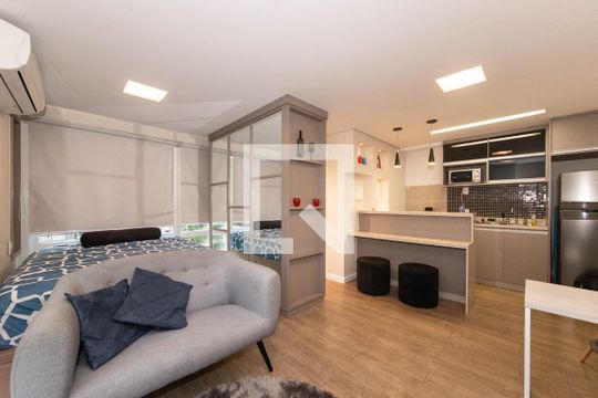 Studio de apartamento para alugar com 1 quarto, 40m² em Brooklin, São Paulo
