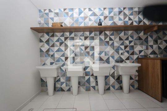 Área Comum - Lavanderia de kitnet/studio à venda com 1 quarto, 16m² em Vila Sônia, São Paulo
