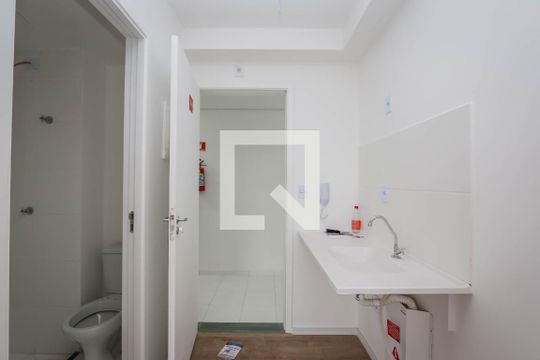 Cozinha de kitnet/studio à venda com 1 quarto, 16m² em Vila Sônia, São Paulo
