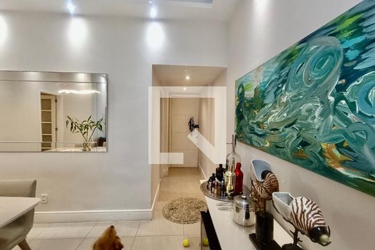 Sala de apartamento à venda com 3 quartos, 117m² em Leblon, Rio de Janeiro