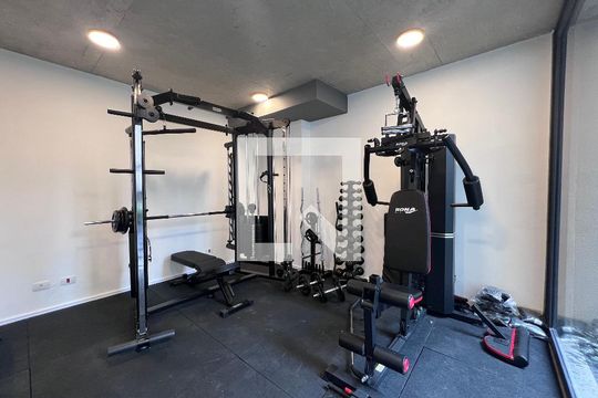 Área comum - Academia de kitnet/studio para alugar com 1 quarto, 33m² em Bela Vista, São Paulo
