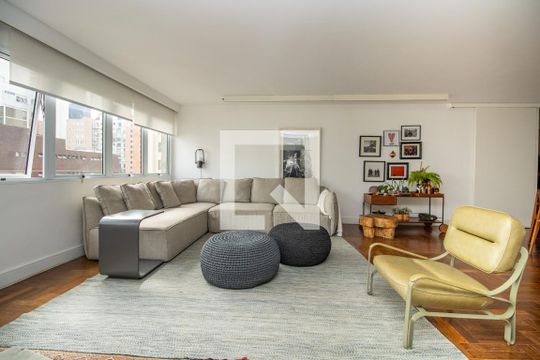 Sala, estar de apartamento à venda com 4 quartos, 166m² em Itaim Bibi, São Paulo