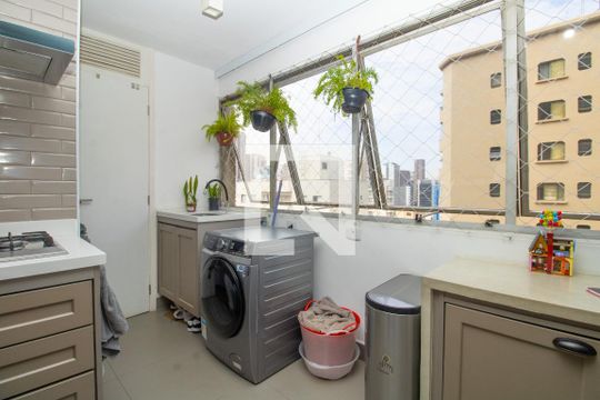 Área de serviço de apartamento à venda com 4 quartos, 166m² em Itaim Bibi, São Paulo
