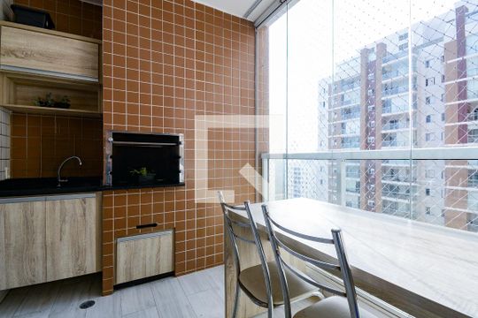 Varanda da Sala de apartamento à venda com 3 quartos, 102m² em Baeta Neves, São Bernardo do Campo