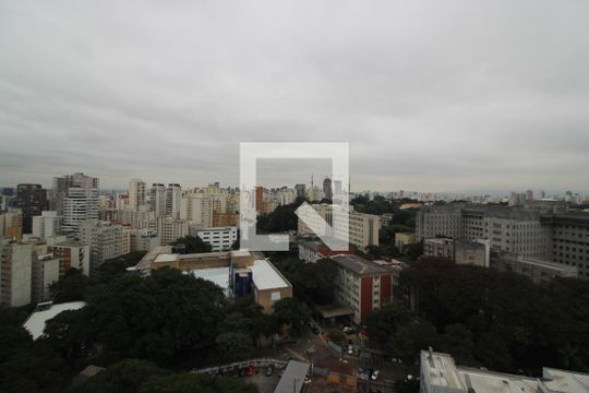 Vista de kitnet/studio para alugar com 1 quarto, 29m² em Cerqueira César, São Paulo