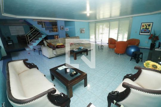 Sala de casa de condomínio à venda com 4 quartos, 1000m² em Vila Cauhy (Núcleo Bandeirante), Brasília