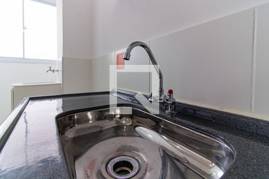 Cozinha de apartamento à venda com 2 quartos, 42m² em Barra Funda, São Paulo