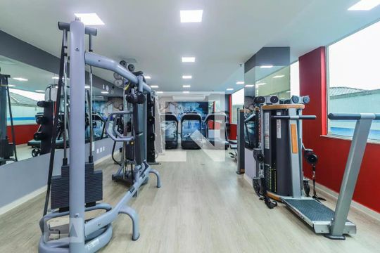 Área comum  de apartamento à venda com 1 quarto, 48m² em Taquara, Rio de Janeiro