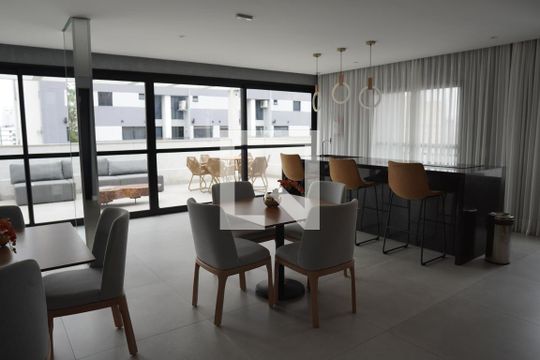 Área comum de kitnet/studio à venda com 1 quarto, 28m² em Pinheiros, São Paulo