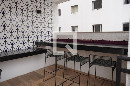 Área comum de kitnet/studio à venda com 1 quarto, 28m² em Pinheiros, São Paulo