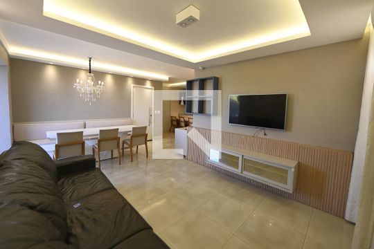 Sala de apartamento para alugar com 3 quartos, 105m² em Cidade Jardim, Goiânia