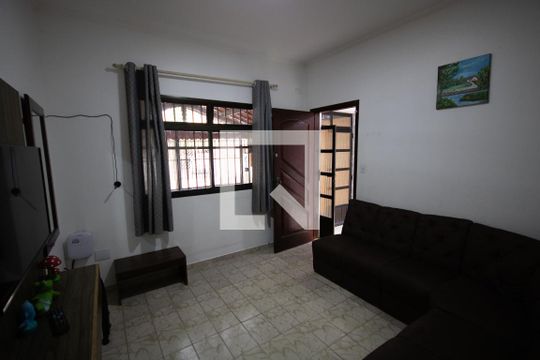 Sala de casa para alugar com 2 quartos, 69m² em Vila Caiçara, Praia Grande