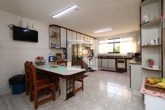 Cozinha de casa à venda com 4 quartos, 452m² em Vila Alzira, Santo André