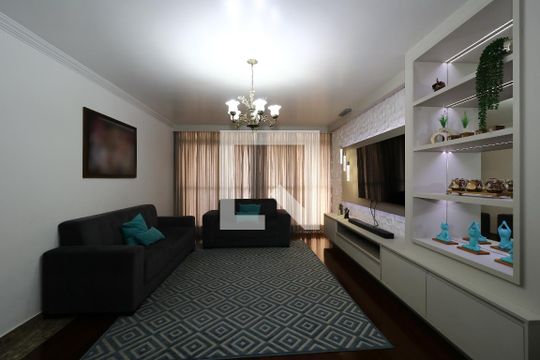 Sala de casa à venda com 4 quartos, 452m² em Vila Alzira, Santo André