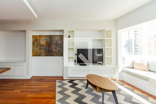 Sala de apartamento para alugar com 3 quartos, 115m² em Itaim Bibi, São Paulo