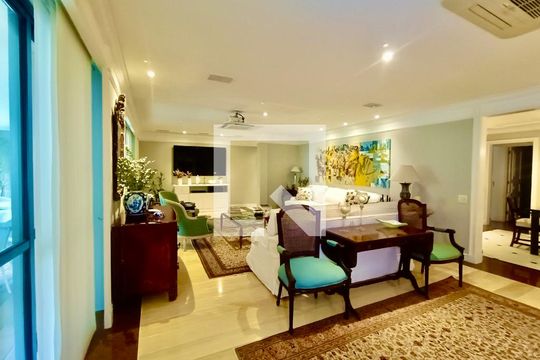 Sala  de apartamento à venda com 3 quartos, 260m² em Lagoa, Rio de Janeiro