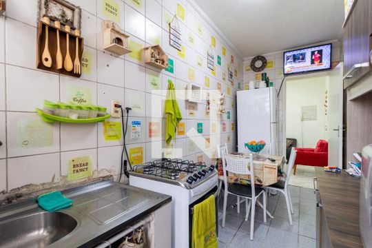 Cozinha de apartamento à venda com 2 quartos, 46m² em Centro, São Paulo