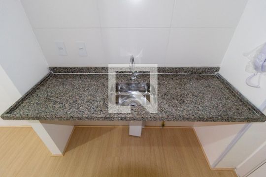 Detalhe - Cozinha de apartamento para alugar com 1 quarto, 27m² em Mooca, São Paulo