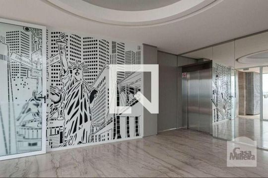 Área comum de apartamento para alugar com 1 quarto, 82m² em Vila da Serra, Belo Horizonte