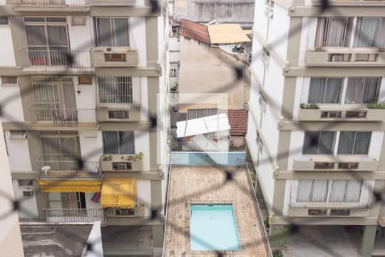 Vista da Sala de apartamento para alugar com 1 quarto, 63m² em Tijuca, Rio de Janeiro