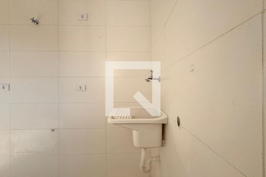 Lavanderia de apartamento à venda com 2 quartos, 45m² em Jardim Santo Alberto, Santo André