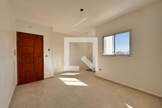 Sala de apartamento à venda com 2 quartos, 45m² em Jardim Santo Alberto, Santo André
