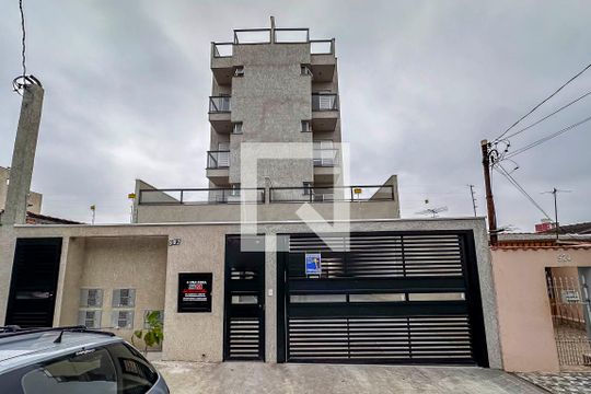 Fachada de apartamento à venda com 2 quartos, 98m² em Jardim Santo Alberto, Santo André