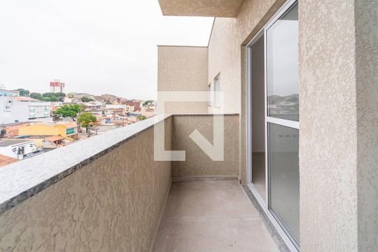 Varanda da Sala de apartamento à venda com 2 quartos, 98m² em Jardim Santo Alberto, Santo André