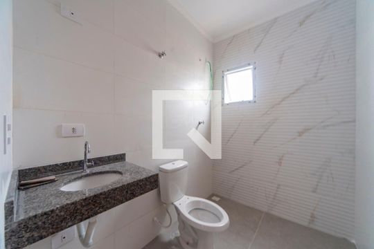 Banheiro do Quarto 2 de apartamento à venda com 2 quartos, 98m² em Jardim Santo Alberto, Santo André