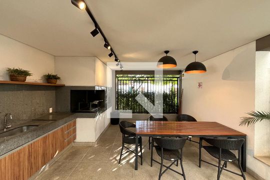 Área comum - Churrasqueira de apartamento à venda com 1 quarto, 54m² em Vila Parque Jabaquara, São Paulo