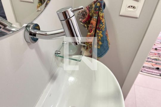 Lavabo de apartamento à venda com 1 quarto, 54m² em Vila Parque Jabaquara, São Paulo