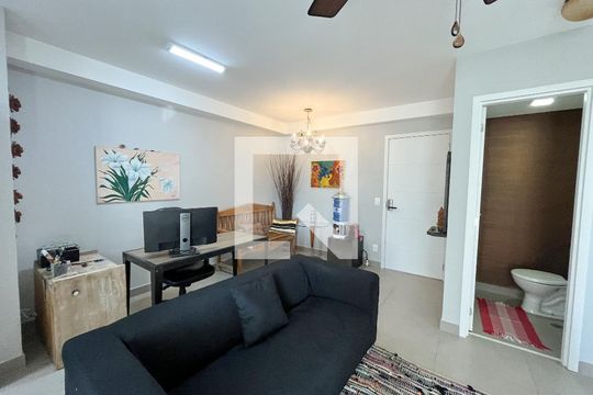 Sala de apartamento à venda com 1 quarto, 54m² em Vila Parque Jabaquara, São Paulo