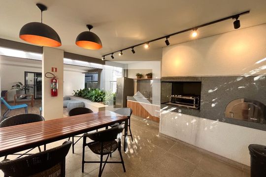 Área comum - Churrasqueira de apartamento à venda com 1 quarto, 54m² em Vila Parque Jabaquara, São Paulo