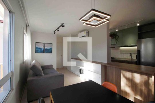 Sala de apartamento para alugar com 2 quartos, 54m² em Vossoroca, Votorantim