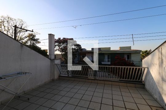 Varanda da Suíte de casa à venda com 3 quartos, 142m² em Jardim Utinga, Santo André