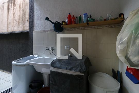 Área de Serviço de casa à venda com 3 quartos, 142m² em Jardim Utinga, Santo André