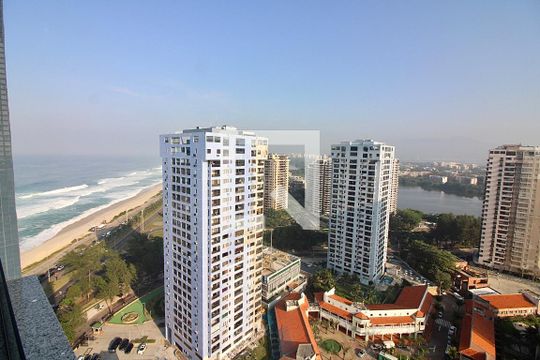 Vista da Varanda de apartamento para alugar com 3 quartos, 180m² em Barra da Tijuca, Rio de Janeiro