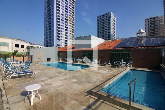 Área comum - Piscina de apartamento para alugar com 3 quartos, 180m² em Barra da Tijuca, Rio de Janeiro