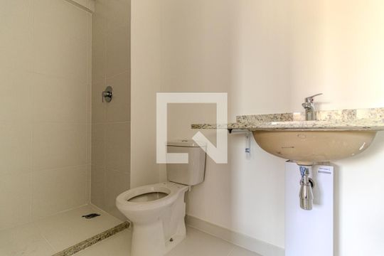 Banheiro de kitnet/studio à venda com 1 quarto, 41m² em Santa Ifigênia, São Paulo