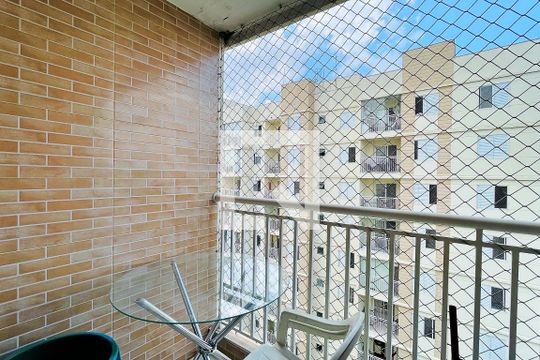 Varanda da Sala de apartamento para alugar com 3 quartos, 61m² em Vila Endres, Guarulhos