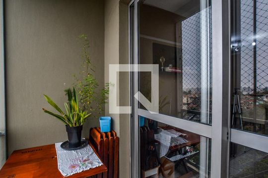 Varanda da Sala de apartamento à venda com 3 quartos, 70m² em Vila Bela Vista, Santo André