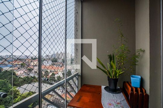 Varanda da Sala de apartamento à venda com 3 quartos, 70m² em Vila Bela Vista, Santo André