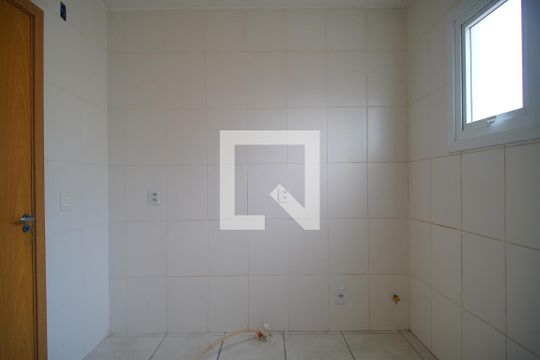 Cozinha de apartamento à venda com 2 quartos, 51m² em Industrial, Novo Hamburgo