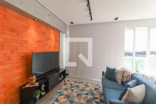 Sala de apartamento para alugar com 1 quarto, 45m² em Centro, Jundiaí