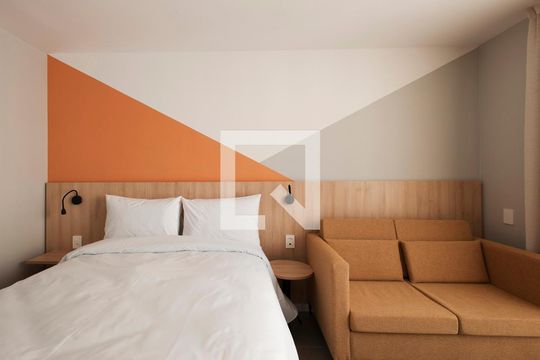 Sala/Quarto/Cozinha de apartamento à venda com 1 quarto, 24m² em Auxiliadora, Porto Alegre