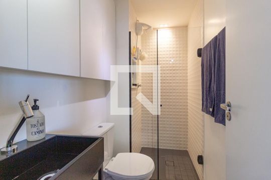 Banheiro de apartamento à venda com 1 quarto, 35m² em Presidente Altino, Osasco