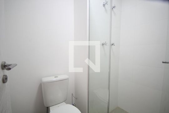 Banheiro de kitnet/studio para alugar com 1 quarto, 27m² em Vila Mariana, São Paulo