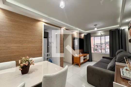 Sala de apartamento à venda com 2 quartos, 50m² em Parque Erasmo Assunção, Santo André